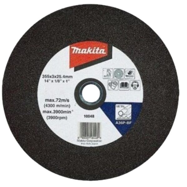 DISCO ABRASIVO CORTE METAL  14″x 3.0mm x 1″-B-10730-5