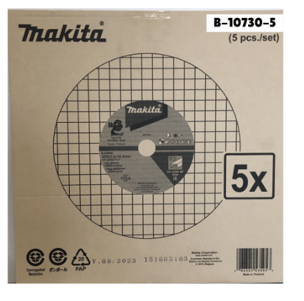 DISCO ABRASIVO CORTE METAL 14″x 3.0mm x 1″-B-10730-5 (5xcaja)
