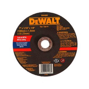 Disco de corte inox 7" x 1/16" x 7/8"