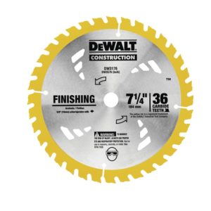 Disco de corte madera 7 1/4" 184mm 36 dientes