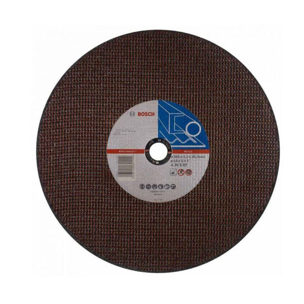 Disco de corte metal 14″ x 1/8″ x 1″ (355mm x 3.1mm x 25.4mm)